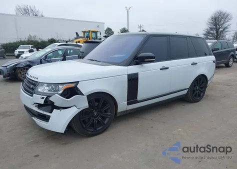 2016 Land Rover Range Rover 3.0L V6 Turbocharged Diesel Hse Td6 из США, поврежденный, VIN SALGS2KF7GA249558